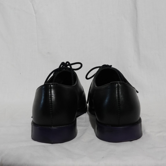 CAMPER - TWINS Black with Metallic Blue Contrast Laced Oxfords, size 37 - Picture 4 of 9